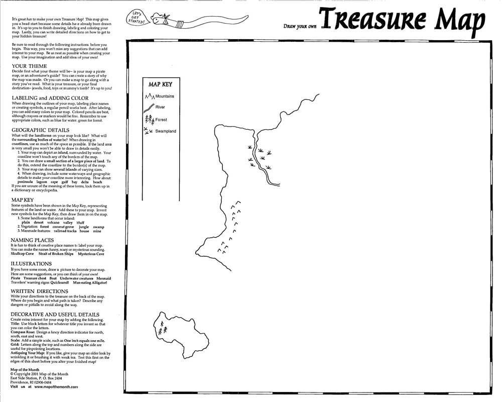 Printable Treasure Maps