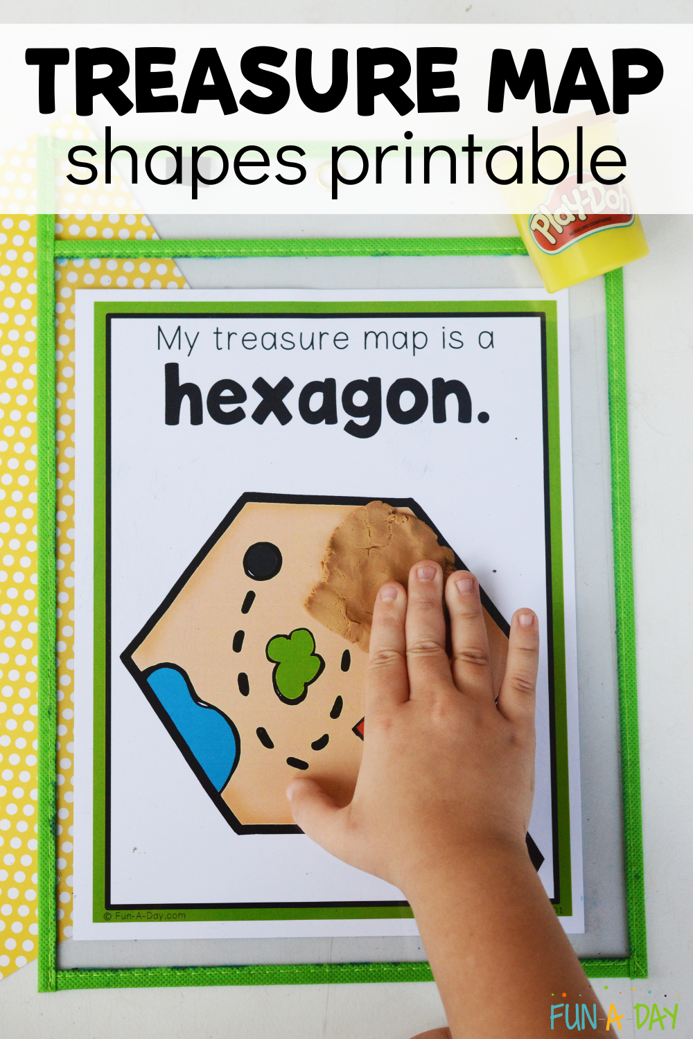 Treasure Map Shape Mats Free Printable Fun A Day 