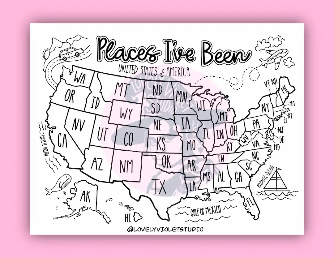 Free Printable Us Map