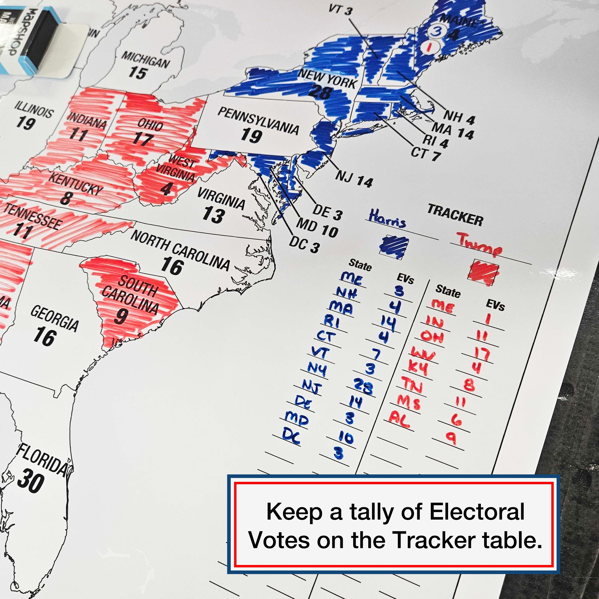 Blank Electoral Map Printable