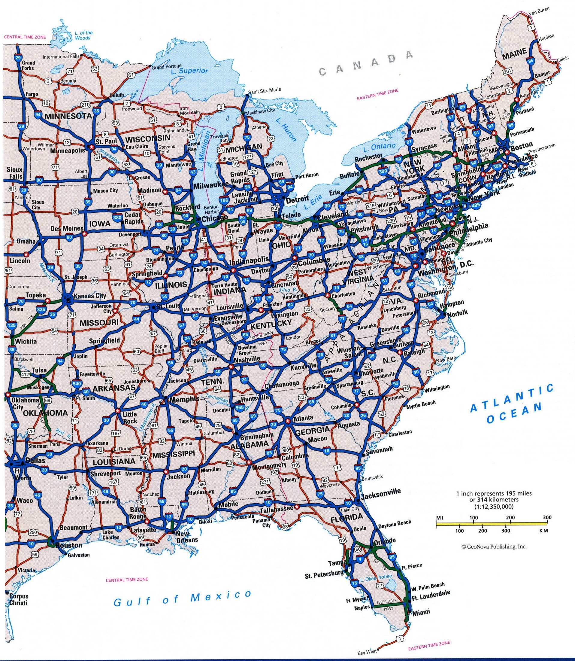 United States Map Free Detailed Map Of USA Large Highway Map US Worksheets Library
