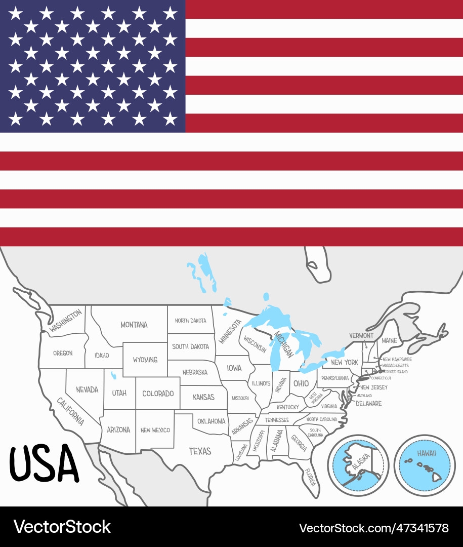 Printable Map Of The Usa
