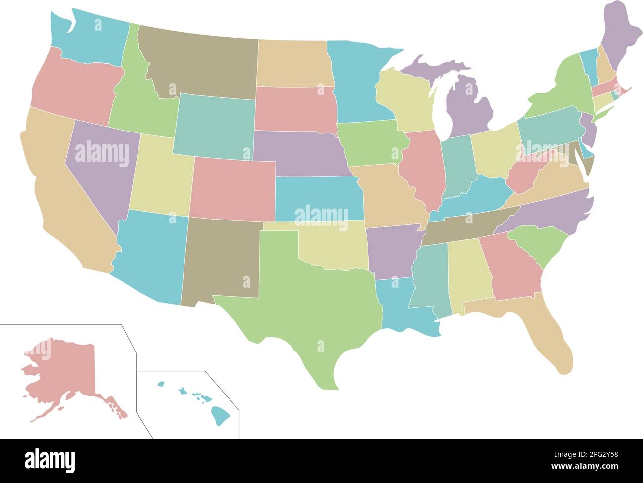 Blank Usa Map Printable