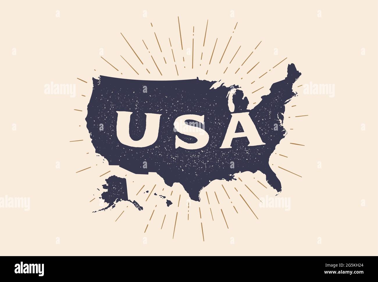 USA Poster Map Of United States Of America Black And White Print Map Of USA For T shirt Poster Or Geographic Theme Hand drawn Black Map Vector Illustration Stock Vector Image U0026 Art 