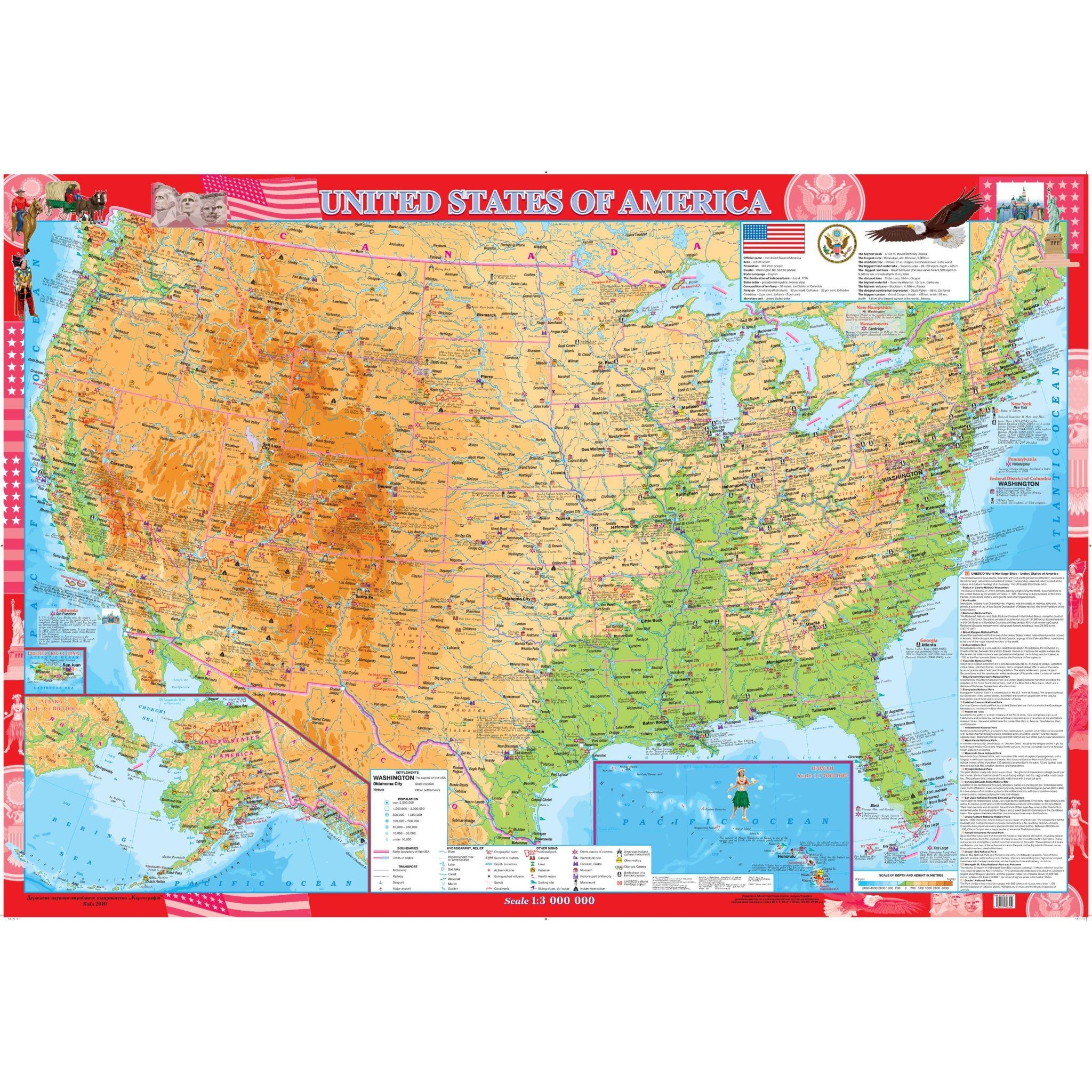 Printable Large Usa Map