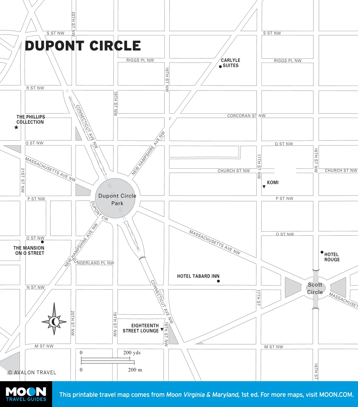 Washington DC Moon Travel Guides