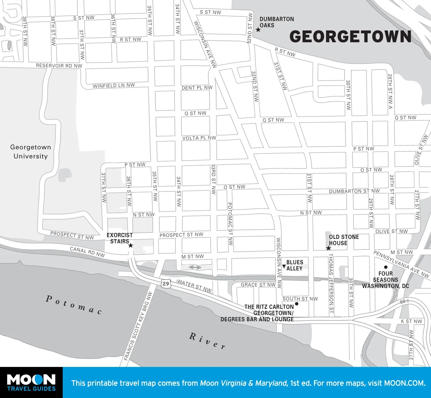 Washington DC Moon Travel Guides