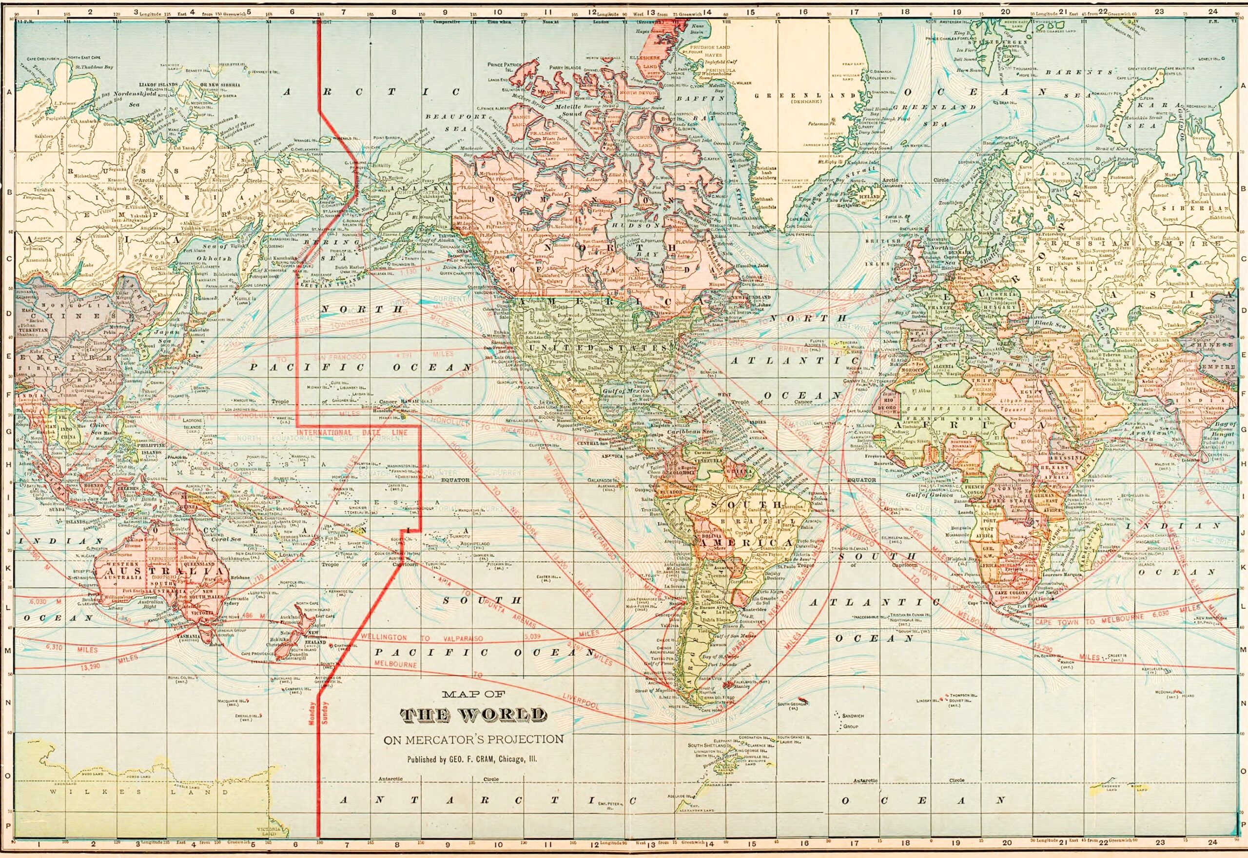 Printable Maps Of The World
