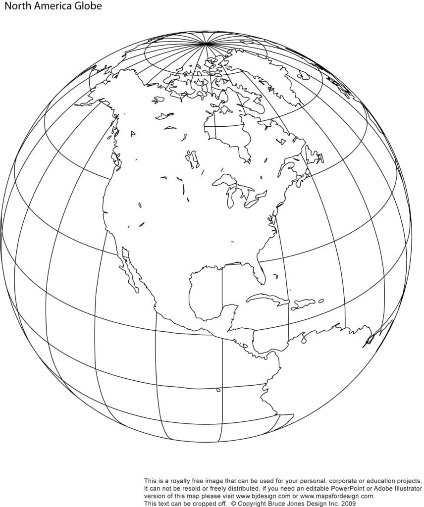 Printable Map Of The World