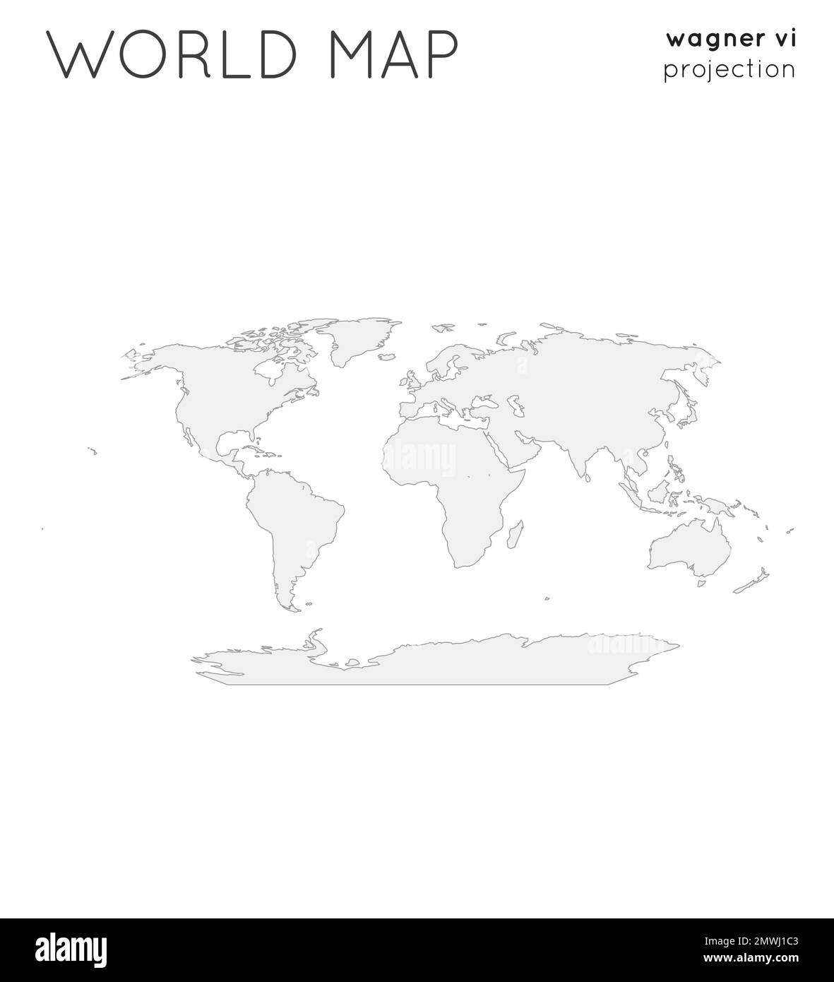 World Map Outline White Hi res Stock Photography And Images Alamy