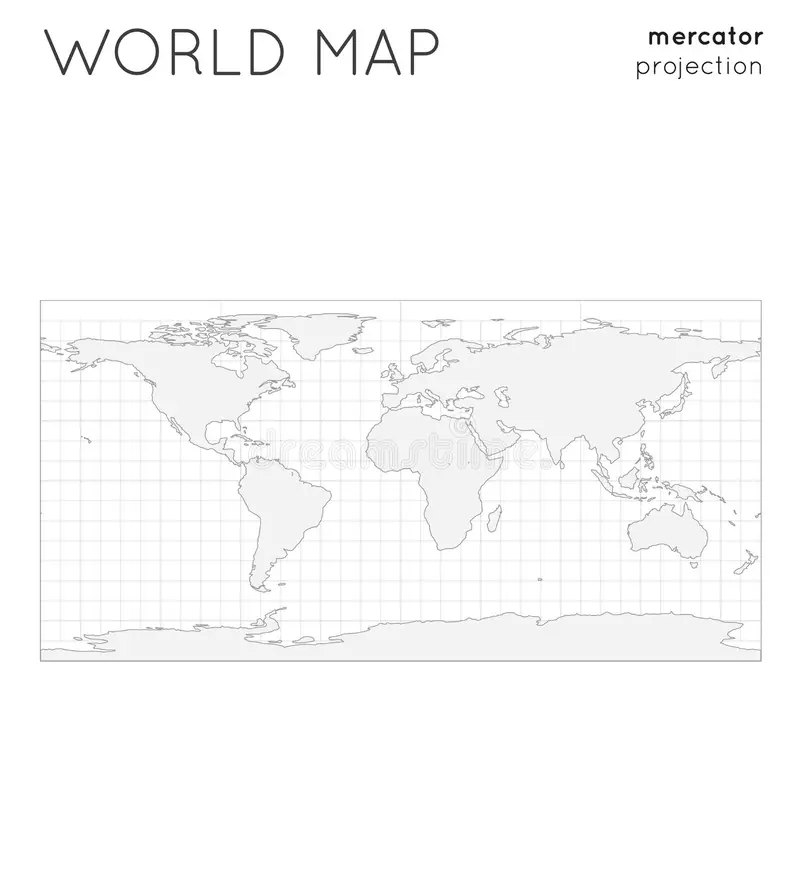 World Map Stock Vector Illustration Of Layout Europe 144702160