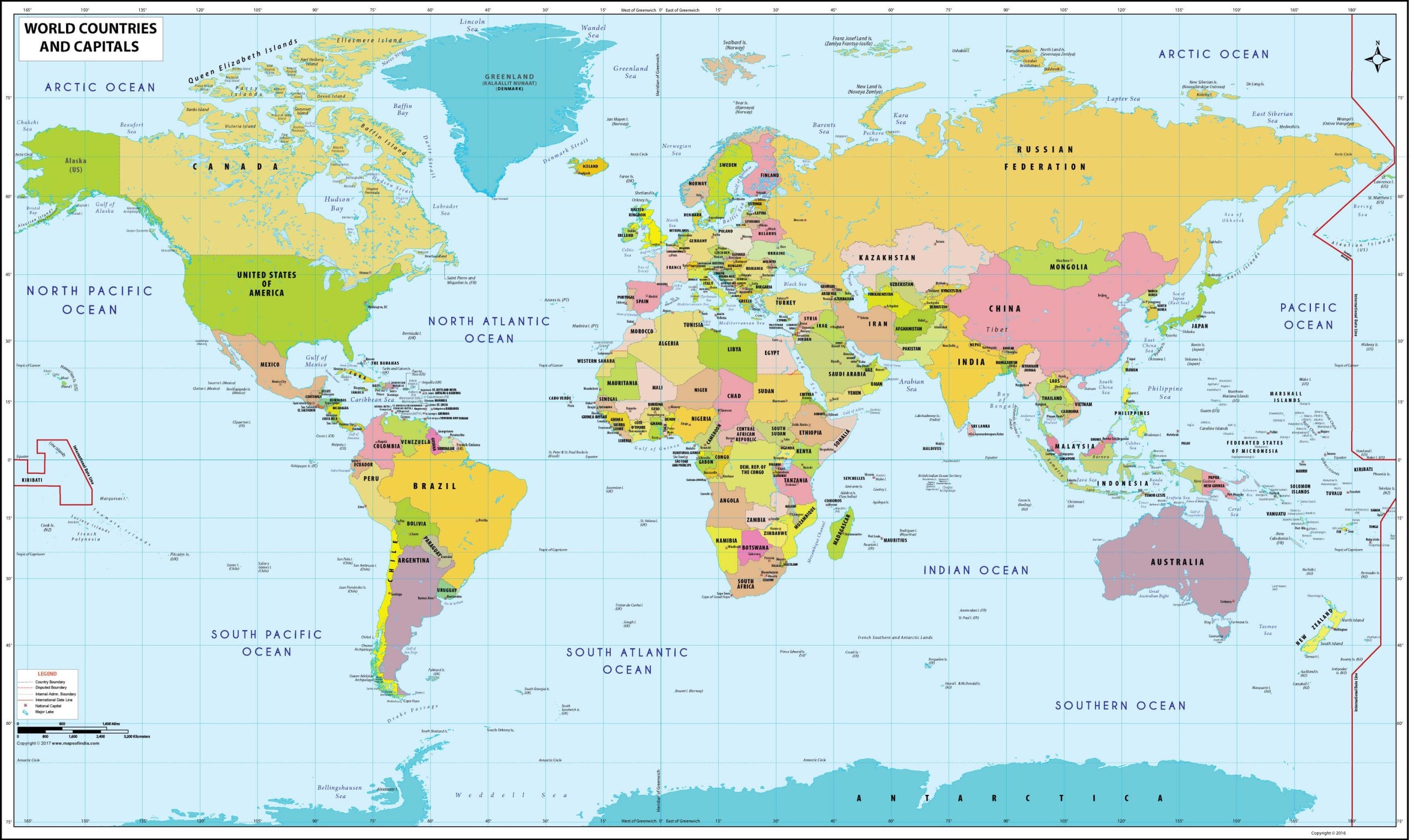  World Map To Print High Quality Maps FREE Worksheets Library