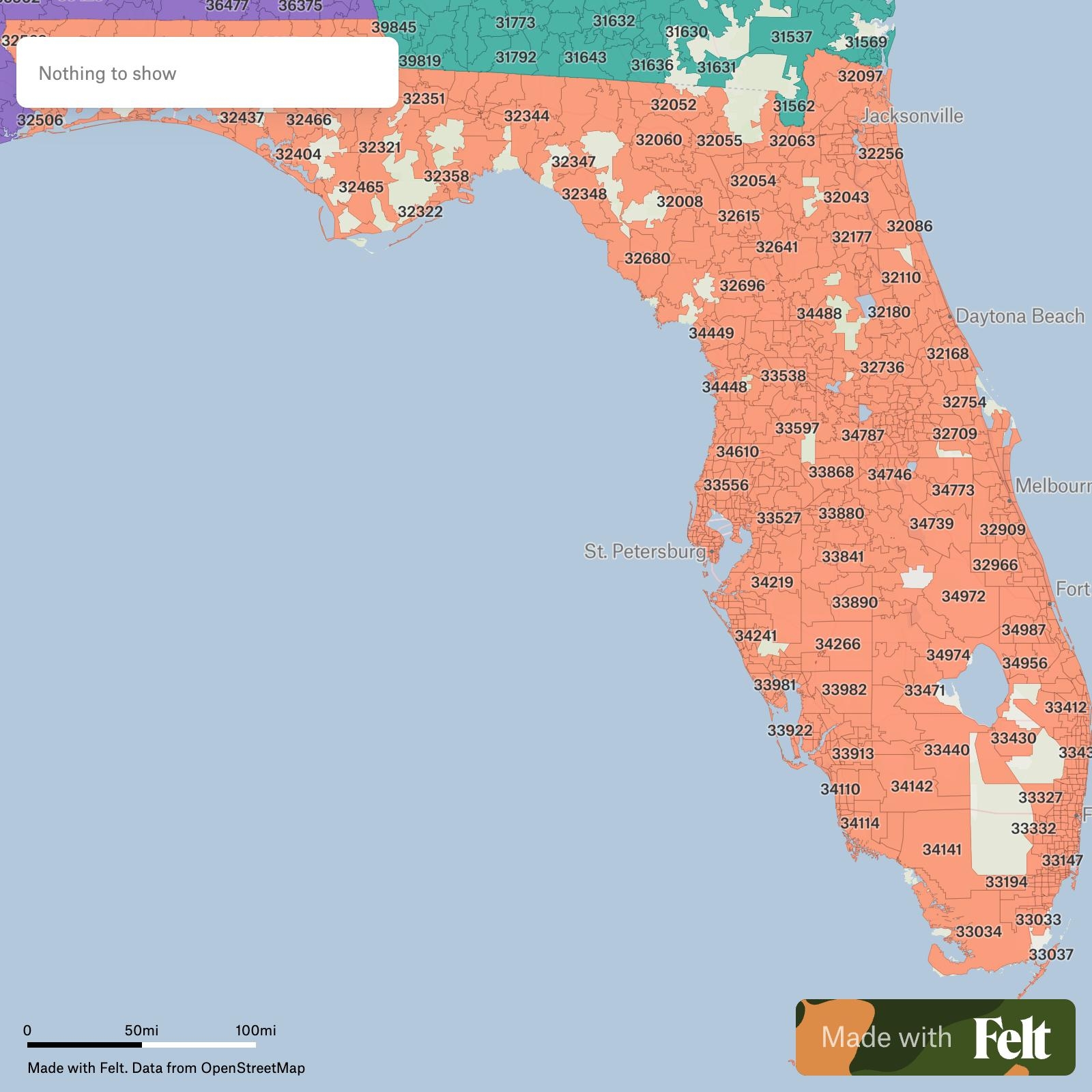 Florida Map By County Printable