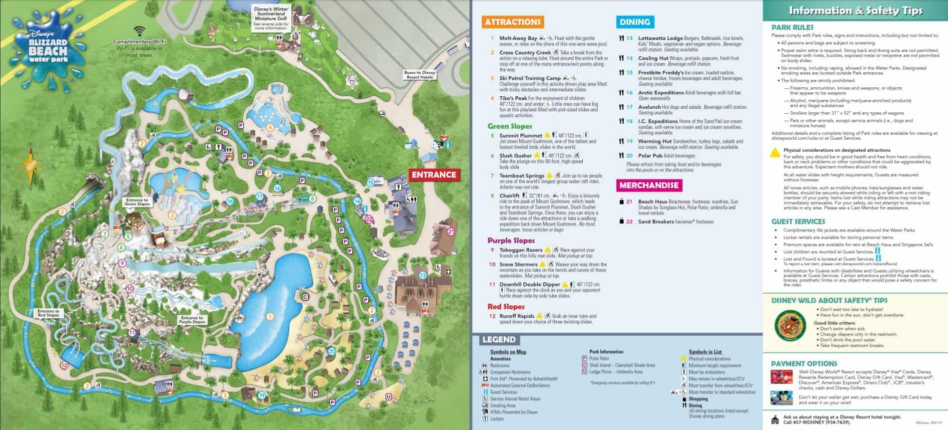 Printable Map Of Disney World