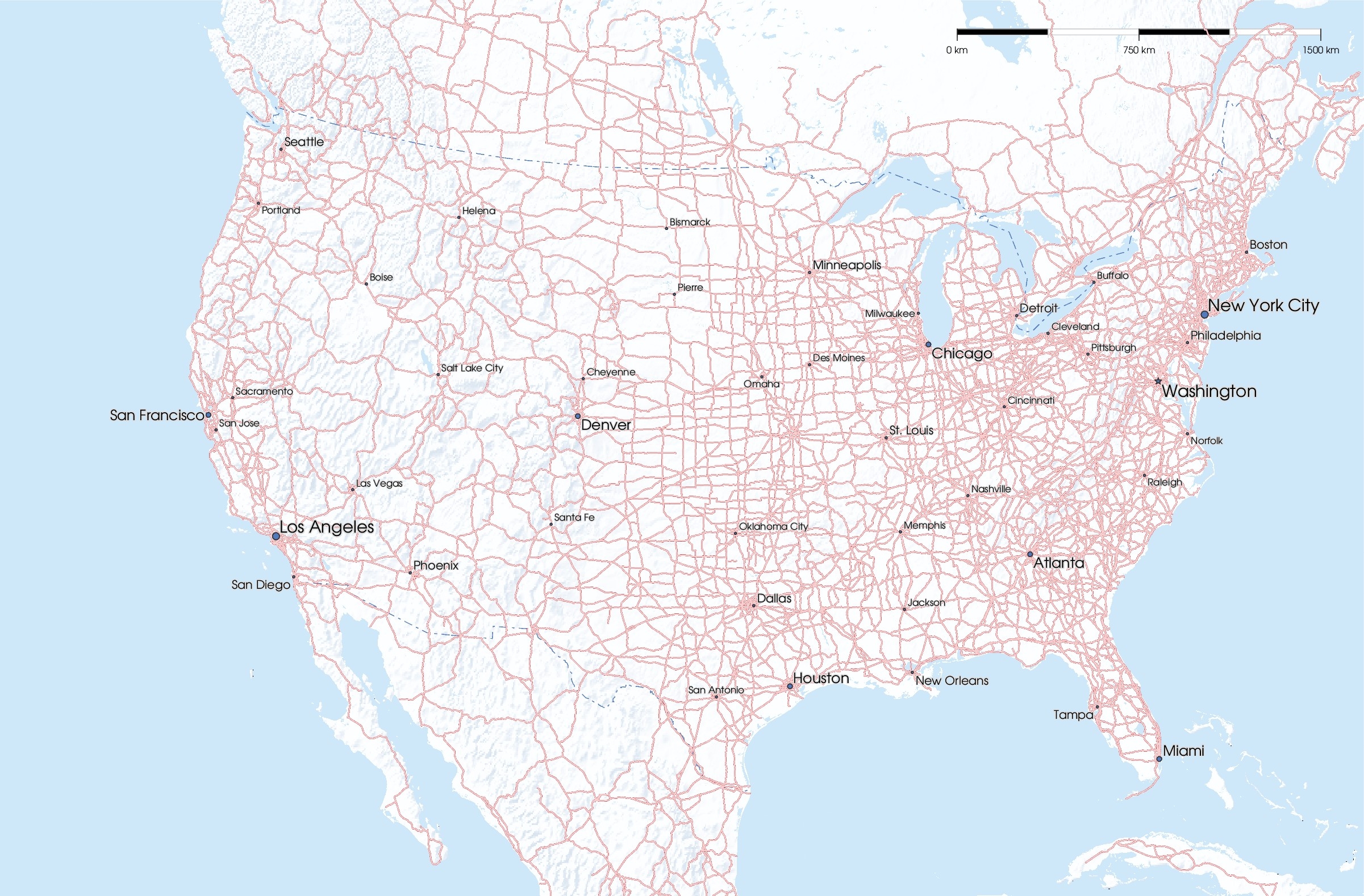 Printable Map Of United States