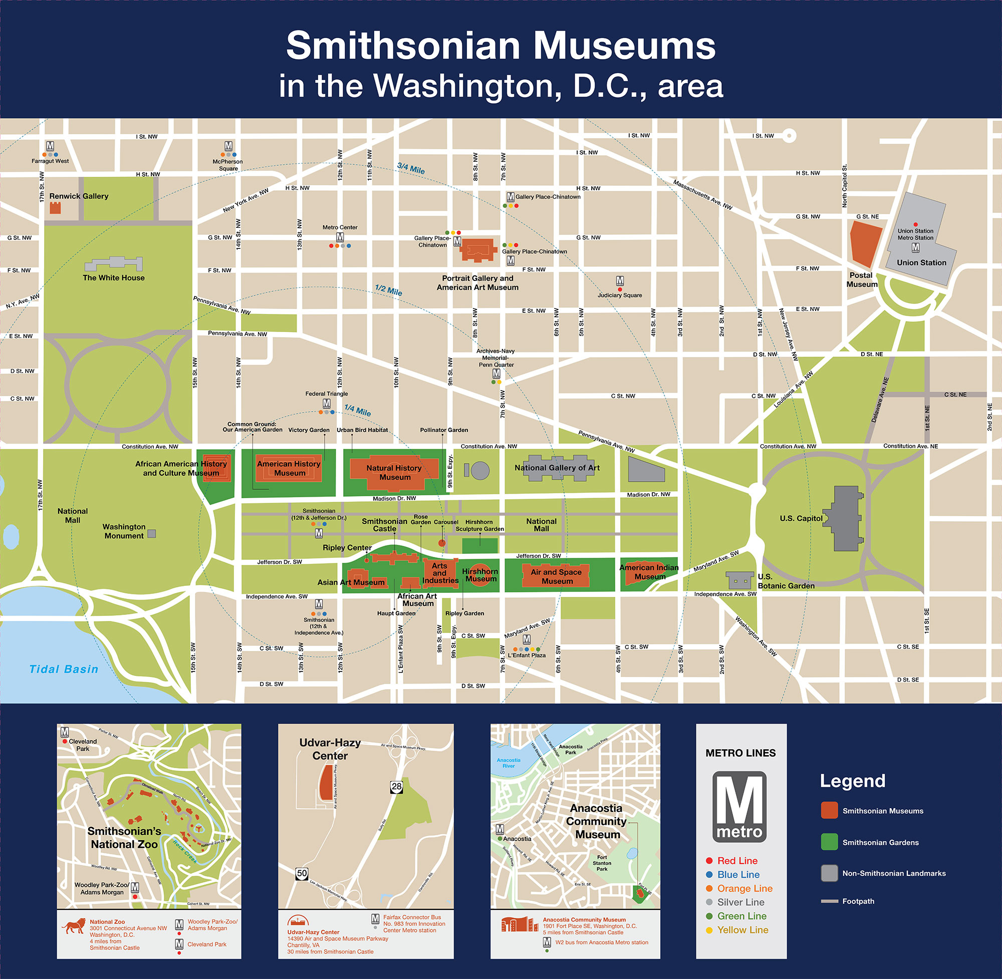 maps and brochures smithsonian institution