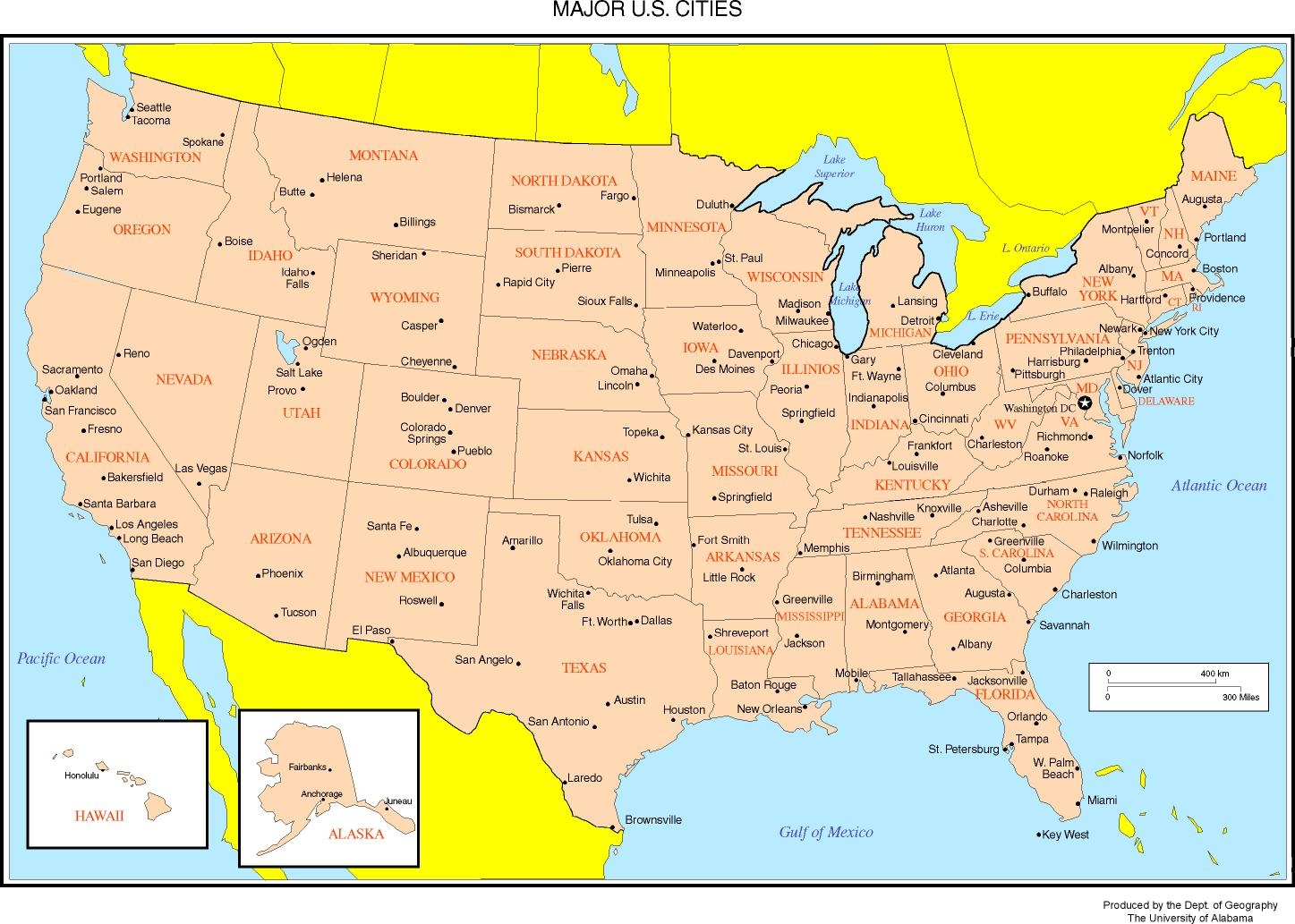 maps of the united states