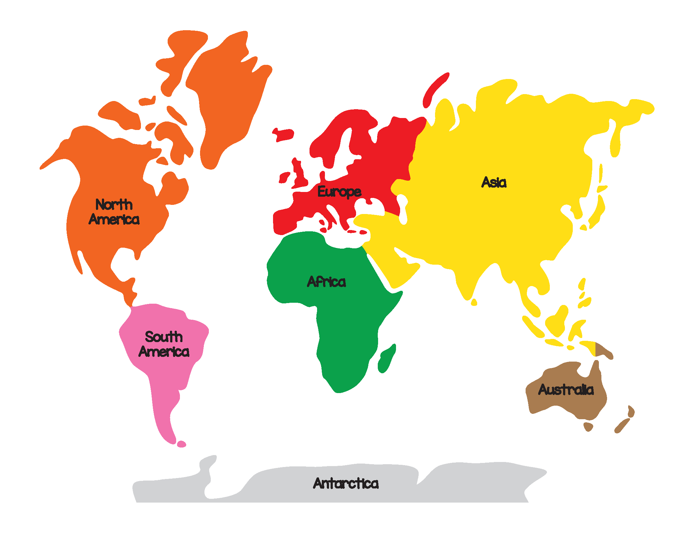 Blank Map Of The World Printable