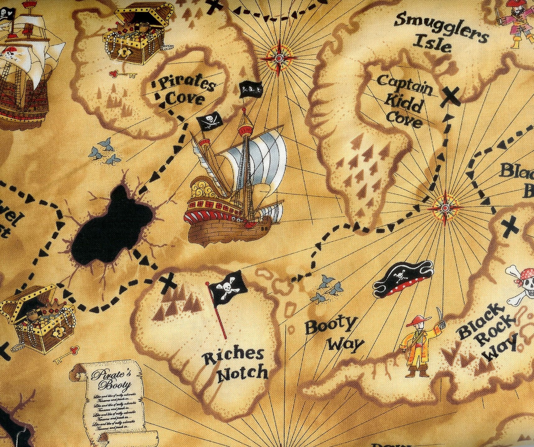 Free Pirate Map Printable