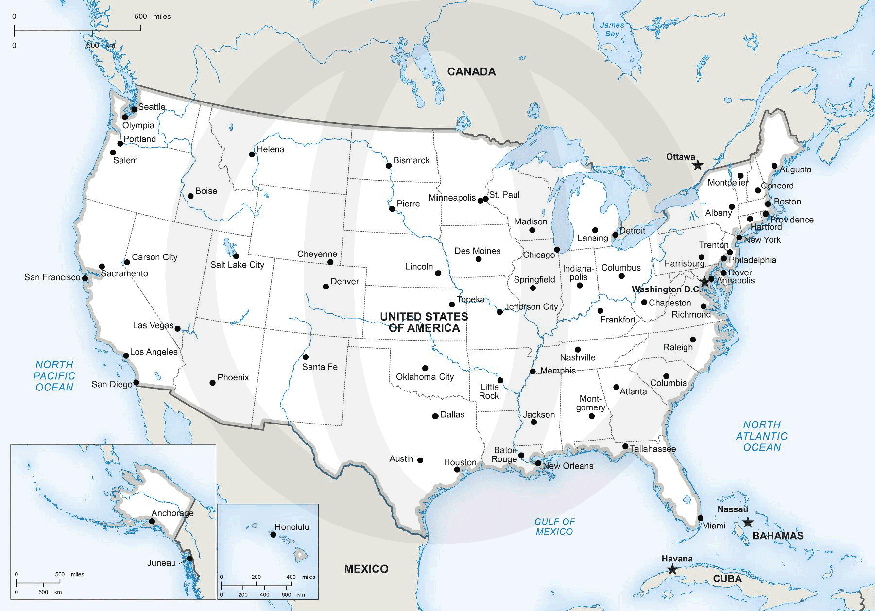 vector map of united states of america one stop map