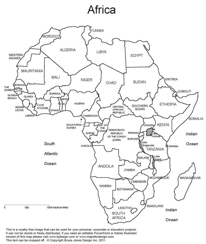 World Maps With Countries Printable